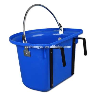 Horse buckets in plastic