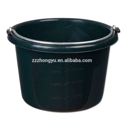 round plastic water buckets with handle