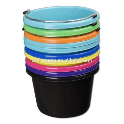 Cheap plastic round feed bucket