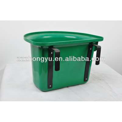 Portable horse manger-3 gallon plastic bucket